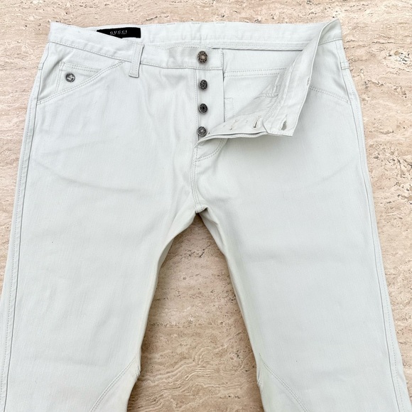 💥SOLD💥Men’s Gucci Skinny Fit Gray Jeans! - Picture 2 of 9